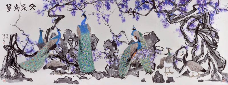 CHINESE PAINTING - PEACOCK