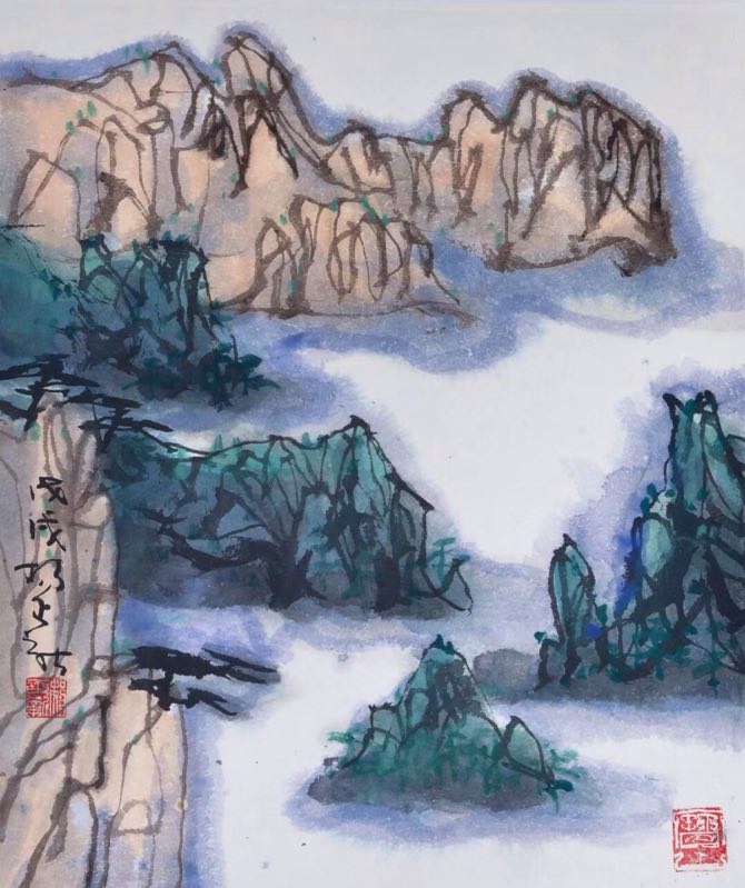 CHINESE PAINTING - MOUNTAINS