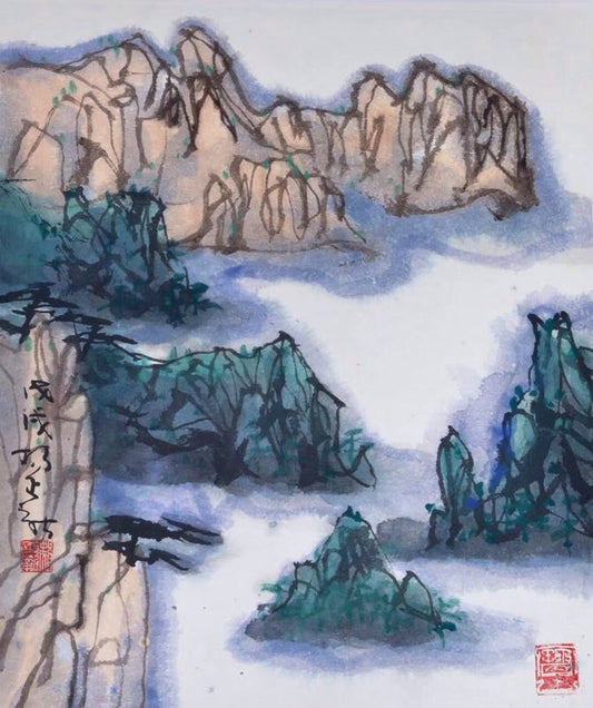 CHINESE PAINTING - MOUNTAINS