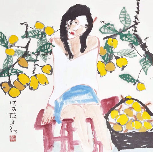 CHINESE PAINTING - WOMAN