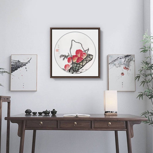 Chinese Ink Painting of Fruit