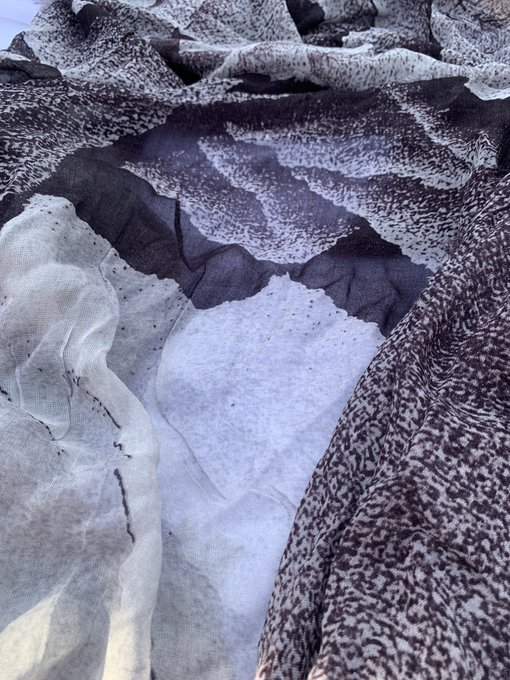 Chinese-Inspired Artistic Silk Scarf Collection -  Designs