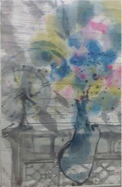 Abstract Floral Art Painting